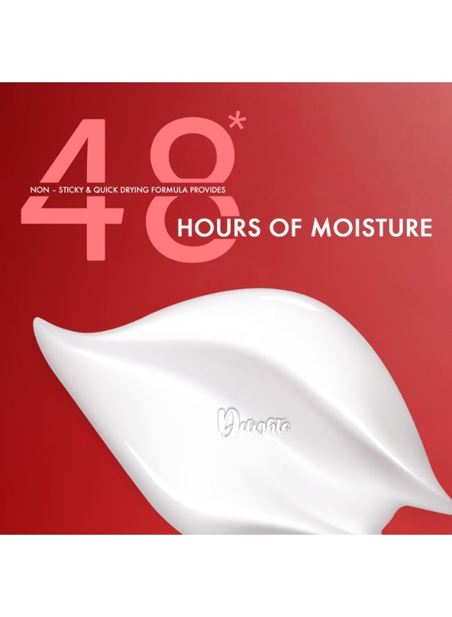 VCare V Care Delight Strawberry Milk shake Body Lotion 1L- Deep Moisturizing, Non-Greasy & Fast Absorbing, Gourmand Fragrance - Image 5